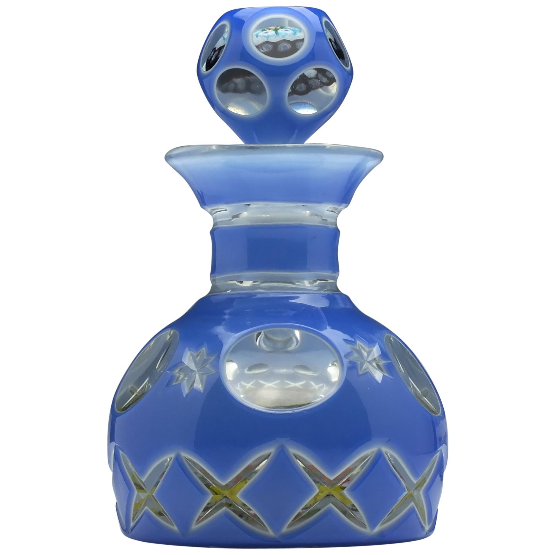 Early 20th Century Cased Millefiori Ink Bottle, circa 1930 For Sale