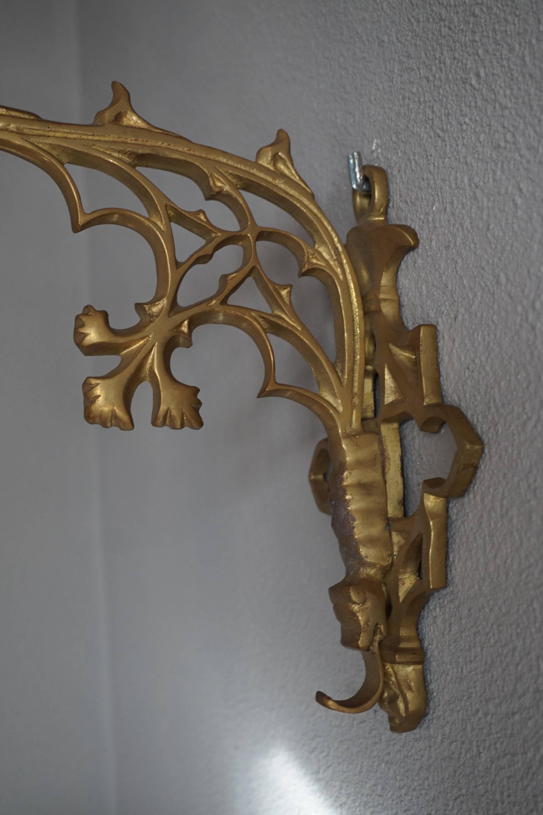brass wall bracket