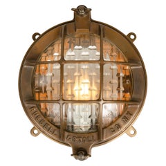 Bronzegusslampe des frühen 20. Jahrhunderts von Russell & Stoll Co.