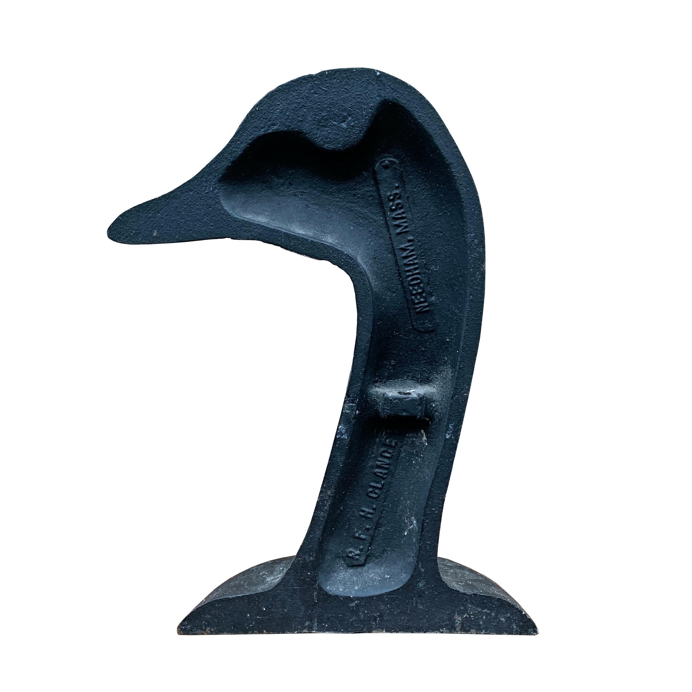 Early 20th Century Cast Iron Canada Goose Doorstop 2