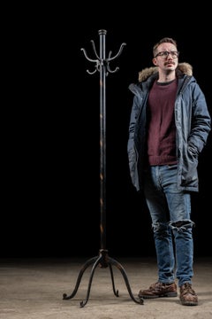 Early 20th Century Cast Iron Coat Tree