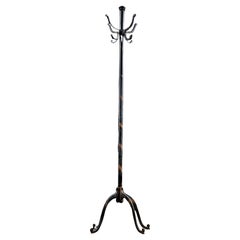 Early 20th Century Cast Iron Coat Tree