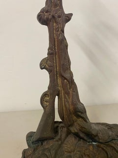 Early 20th Century Cast Iron Fireplace Tool Stand or Umbrella Stand, circa 1920
