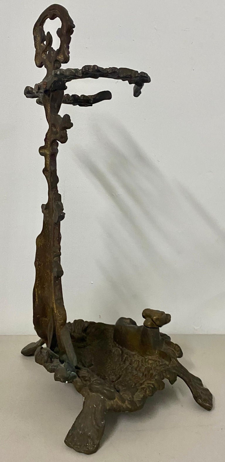 Early 20th Century Cast Iron Fireplace Tool Stand or Umbrella Stand