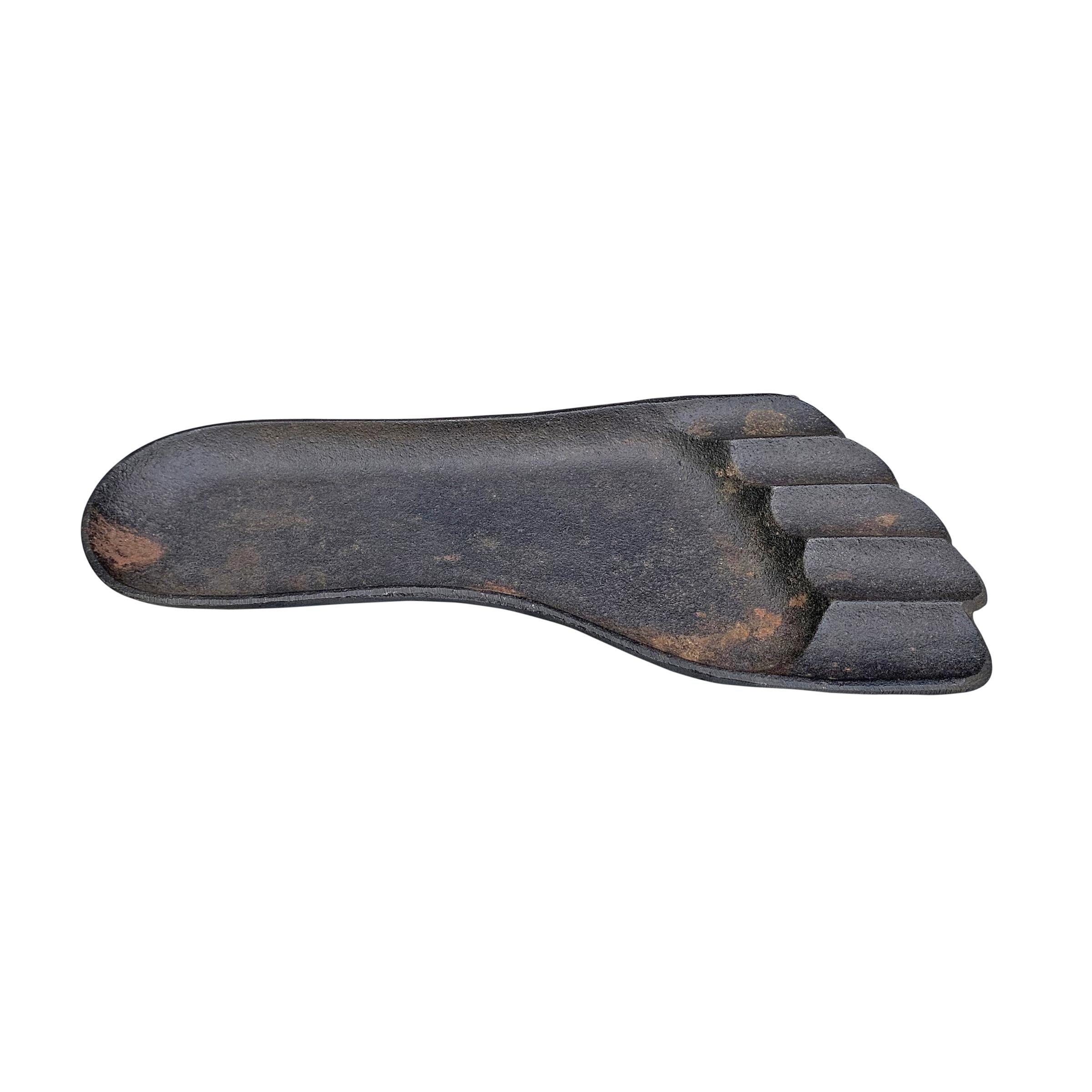 American Early 20th Century Cast Iron Foot Cigar Ashtray