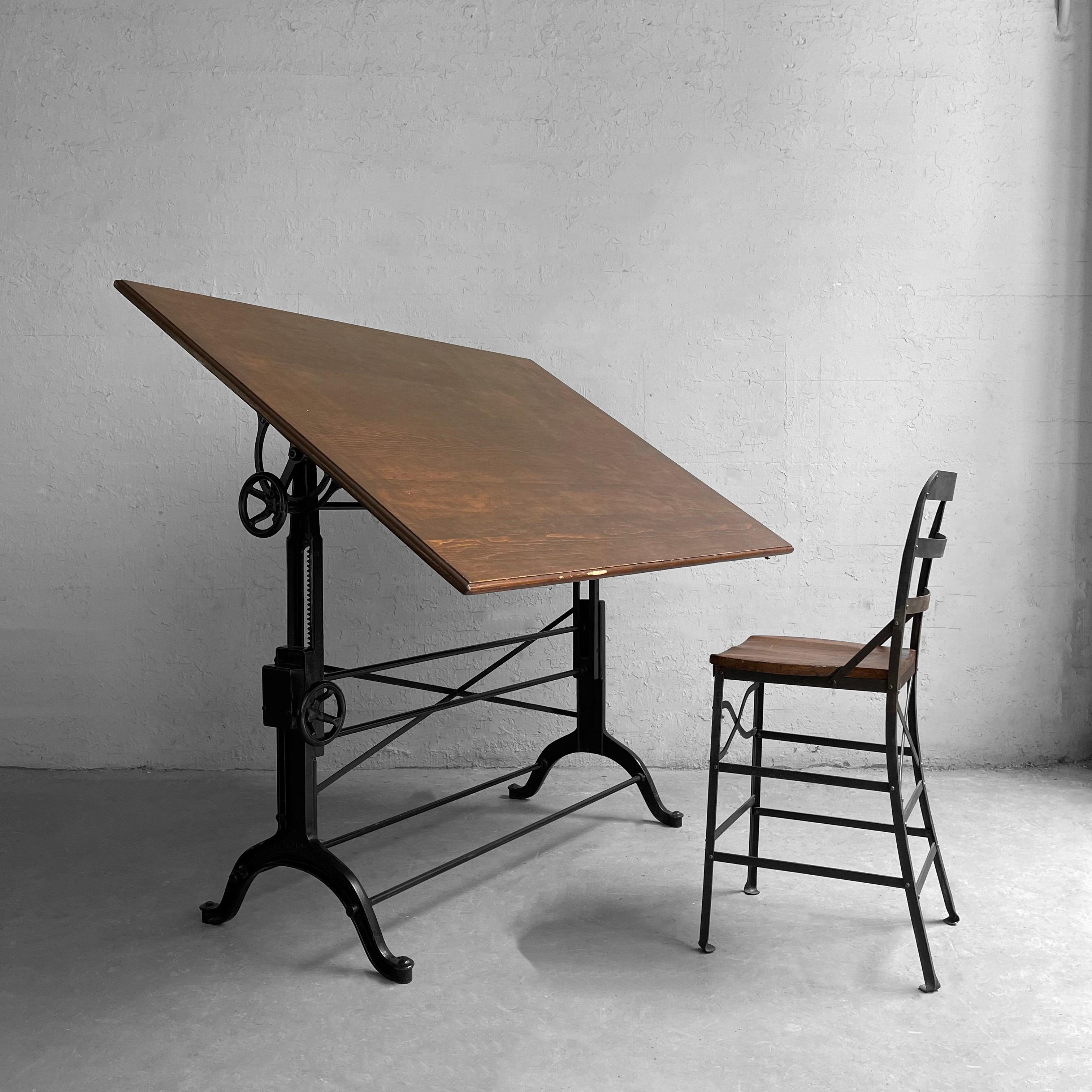 cast iron drafting table