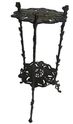 Early 20th Century Cast Iron Pot Holder Pedestal