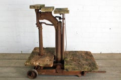 Early 20th Century Cast Iron Sack Weighing Scales Produced by W&T Avery Ltd