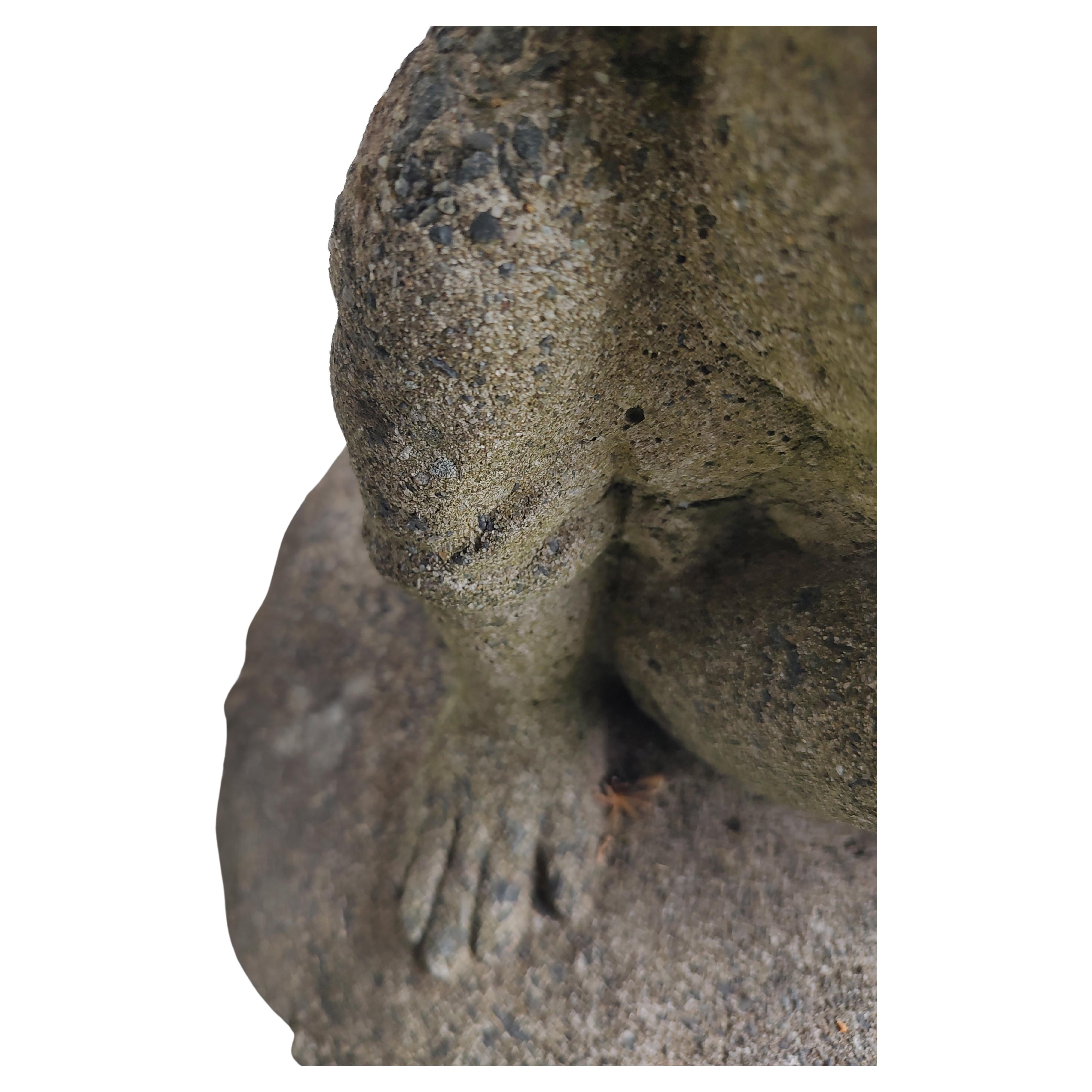 stone garden gnome statues