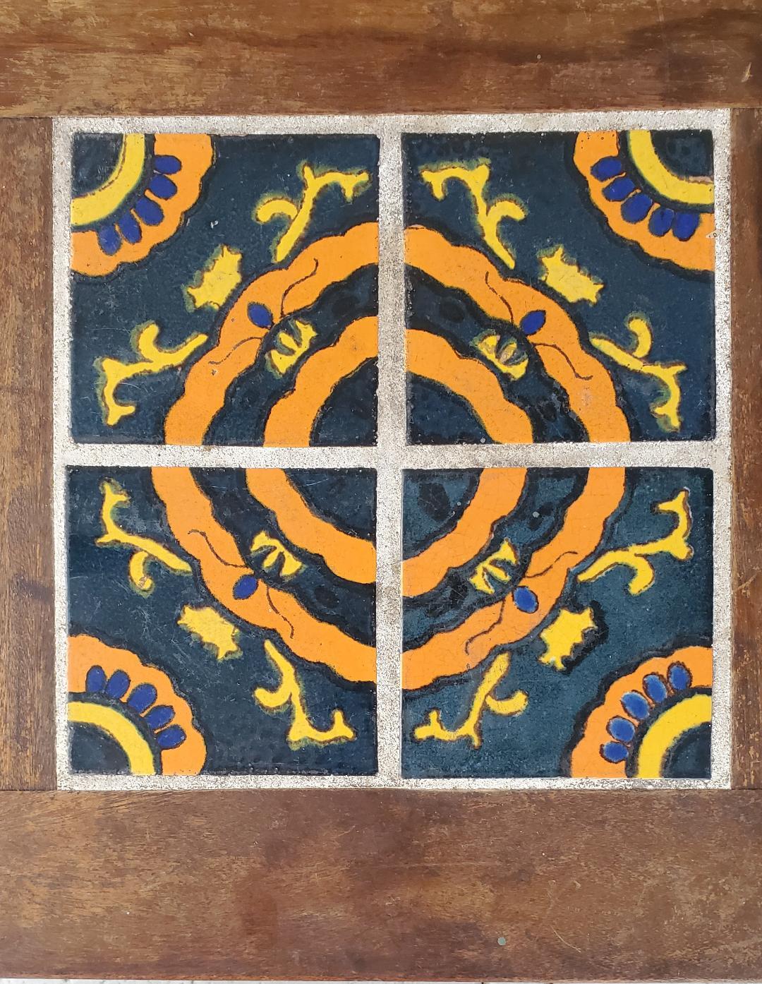 Early 20th Century Catalina Tile Table Mission Craftsman Arts & Craft Spanish  For Sale 9
