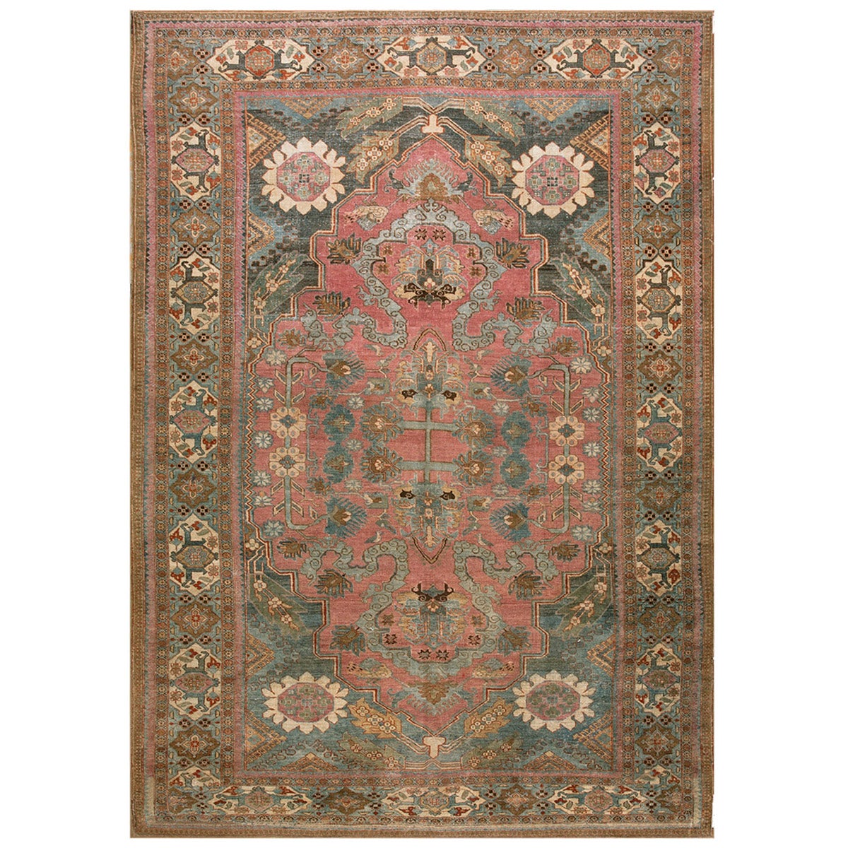 Tapis caucasien du début du 20e siècle ( 8'4'' x 11'9'' - 255 x 360 ) en vente