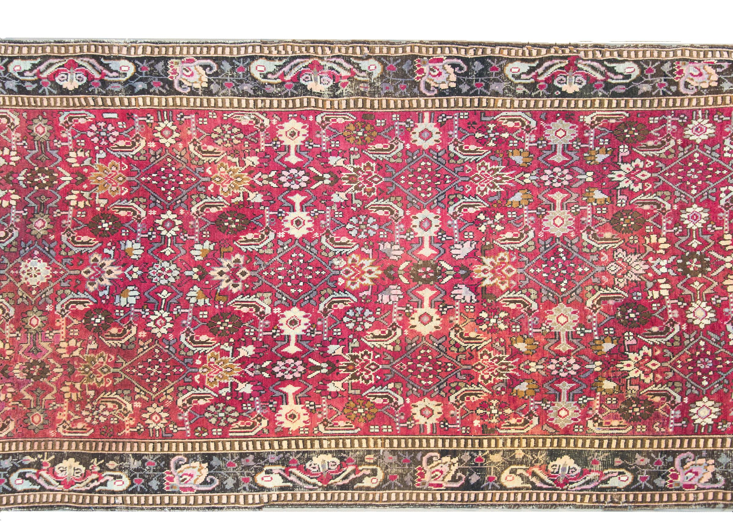 Tribal Early 20th Century Caucasian Karabagh Rug For Sale