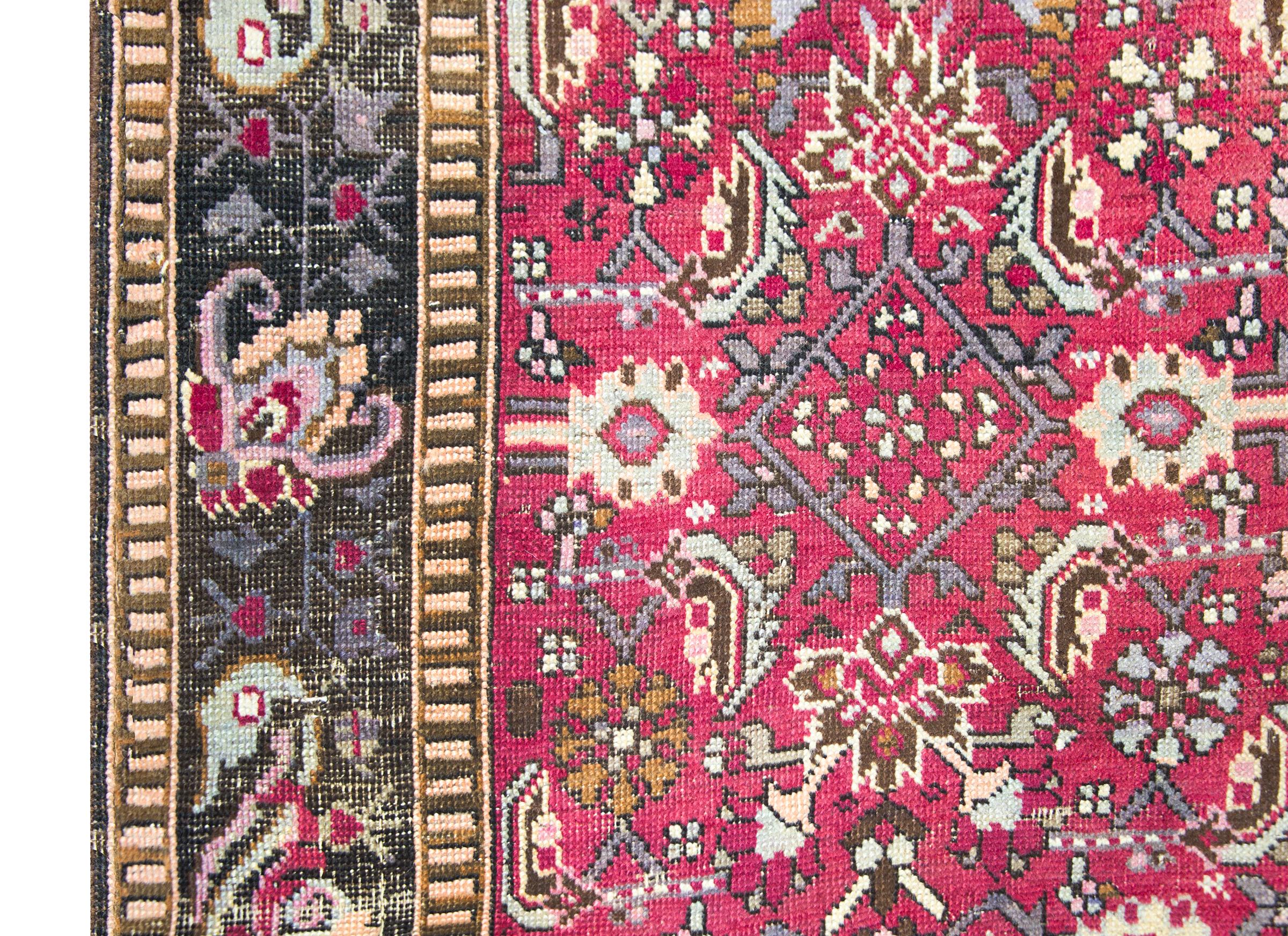 Wool Early 20th Century Caucasian Karabagh Rug For Sale