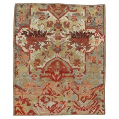 Early 20th Century Caucasian Karabagh Throw Rug