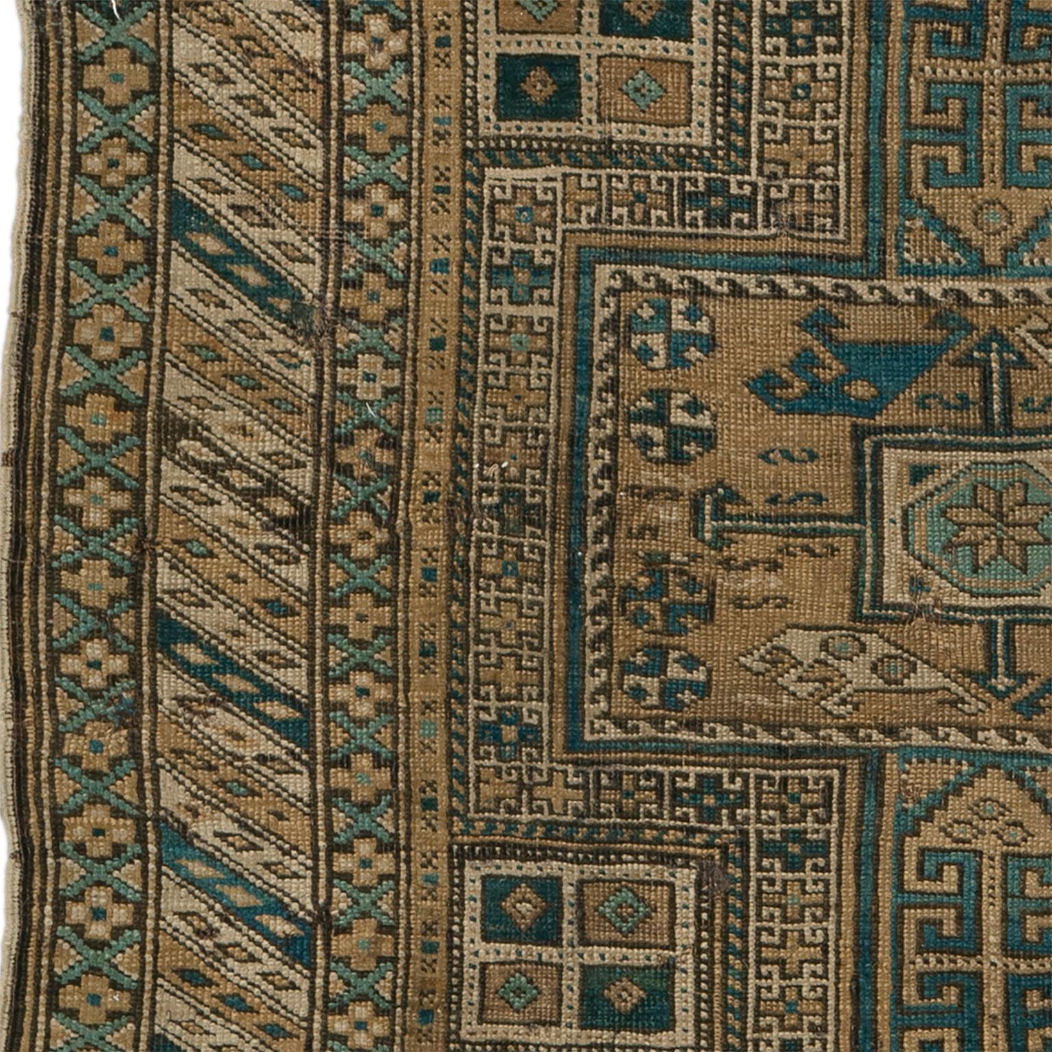 Early 20th Century Caucasian Kuba Rug In Good Condition In New York, NY