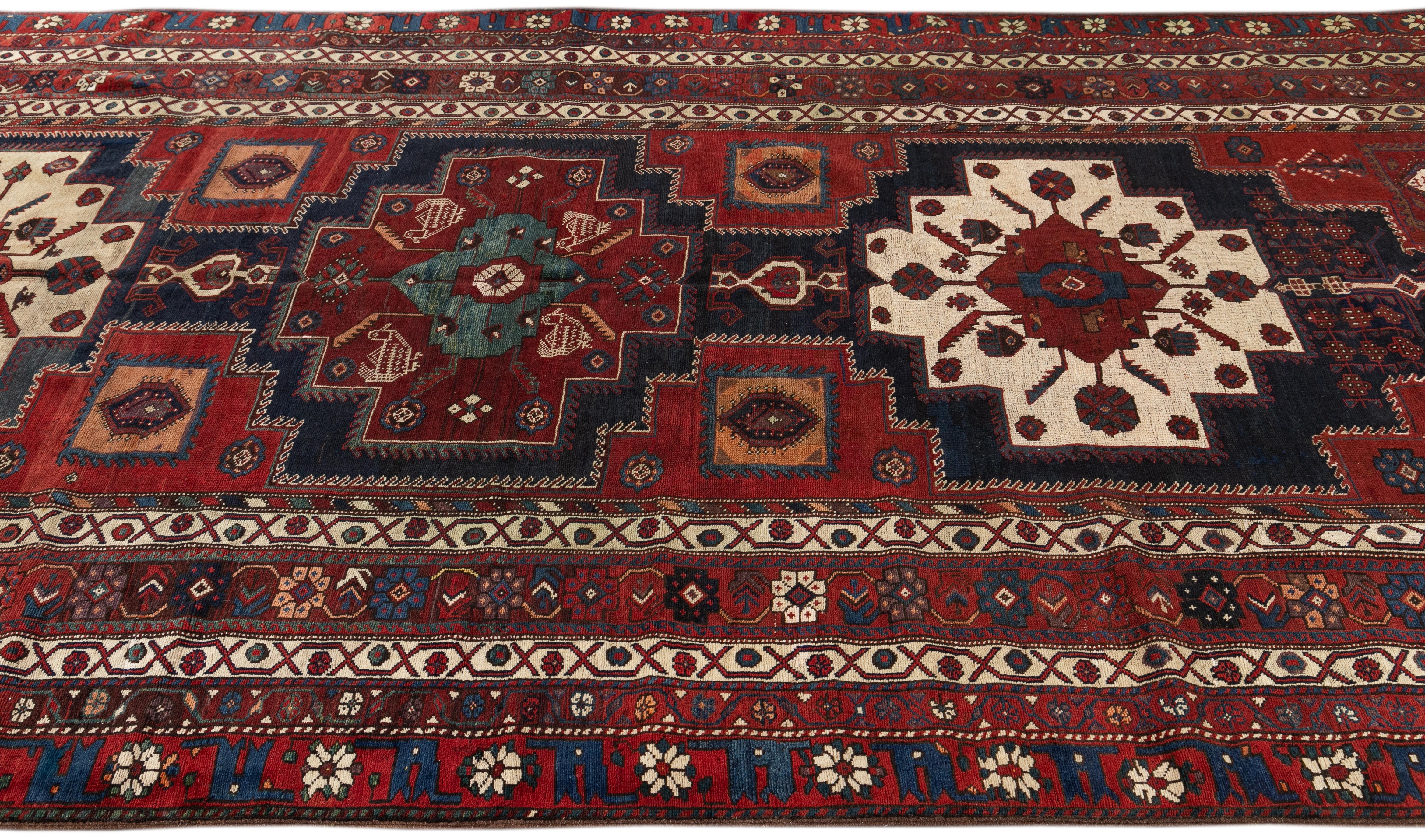 Early 20th Century Caucasian Rug For Sale 5