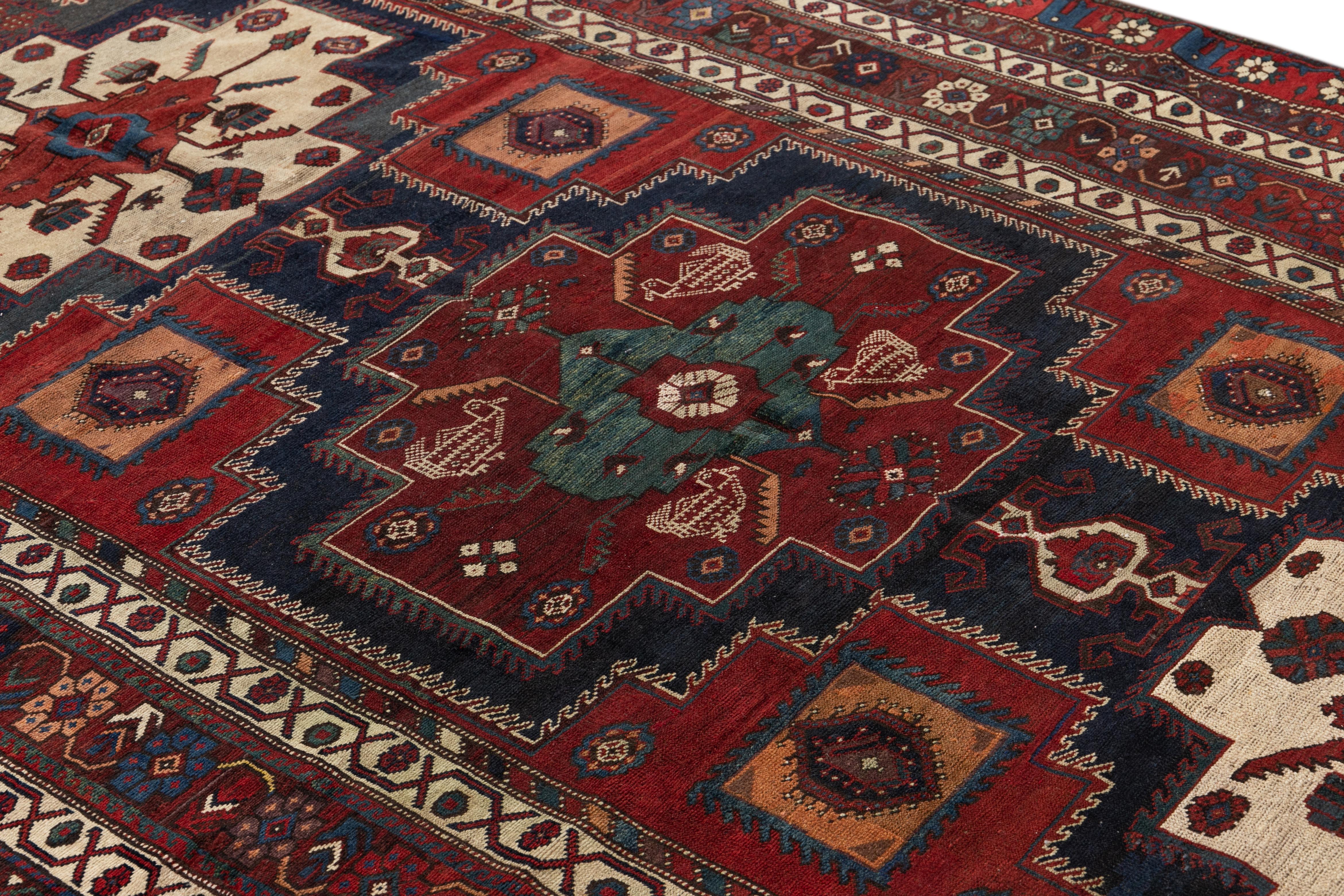 Early 20th Century Caucasian Rug For Sale 4