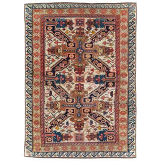Modern Tibetan/Nepalese Wool and Silk Rug with All-Over Design with ...