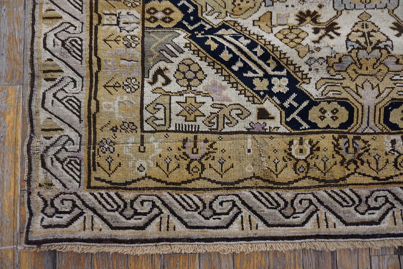 Tapis caucasien Zeychor du début du 20ème siècle ( 3'9