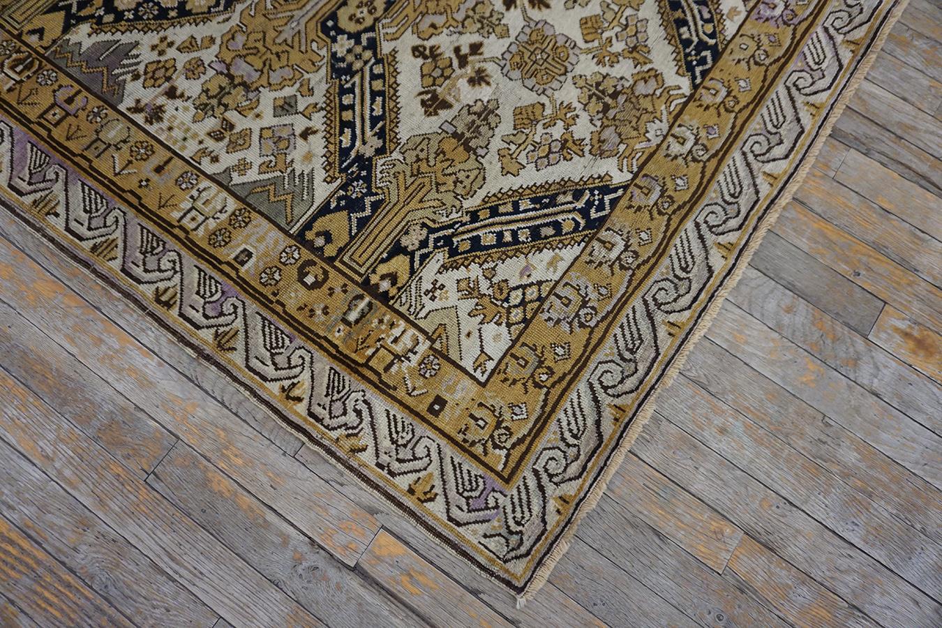 Tapis caucasien Zeychor du début du 20ème siècle ( 3'9