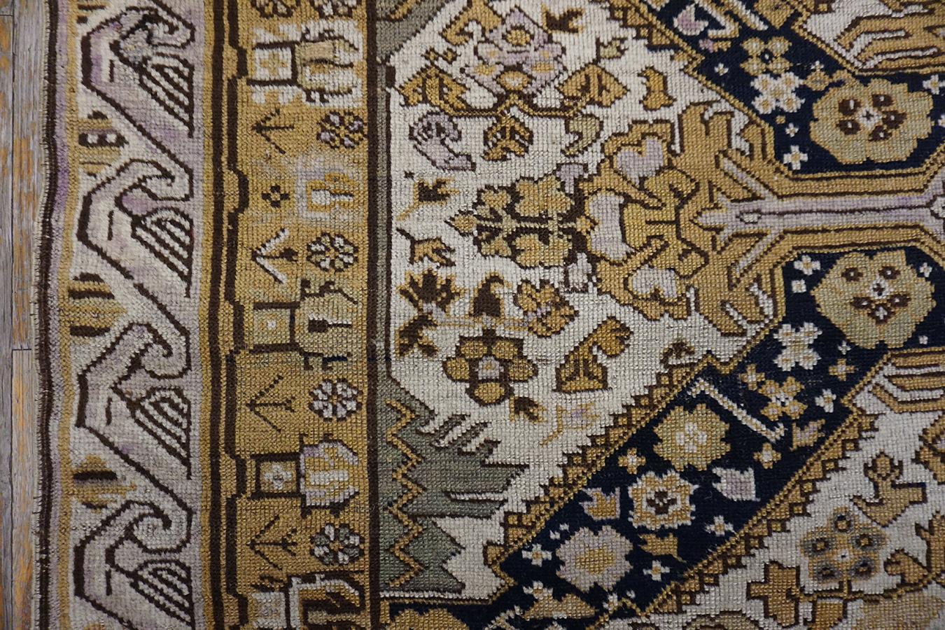 Tapis caucasien Zeychor du début du 20ème siècle ( 3'9