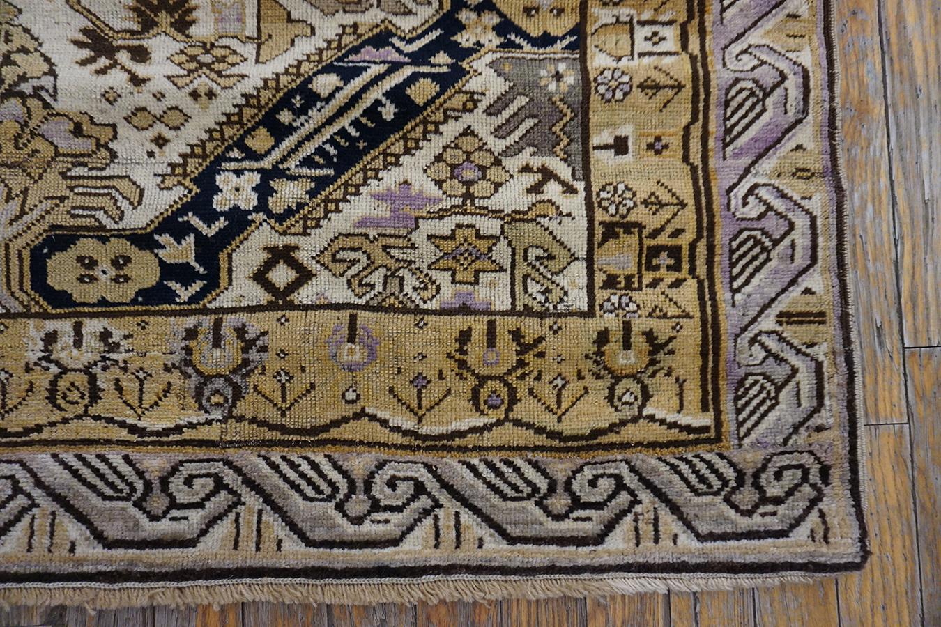 Tapis caucasien Zeychor du début du 20ème siècle ( 3'9