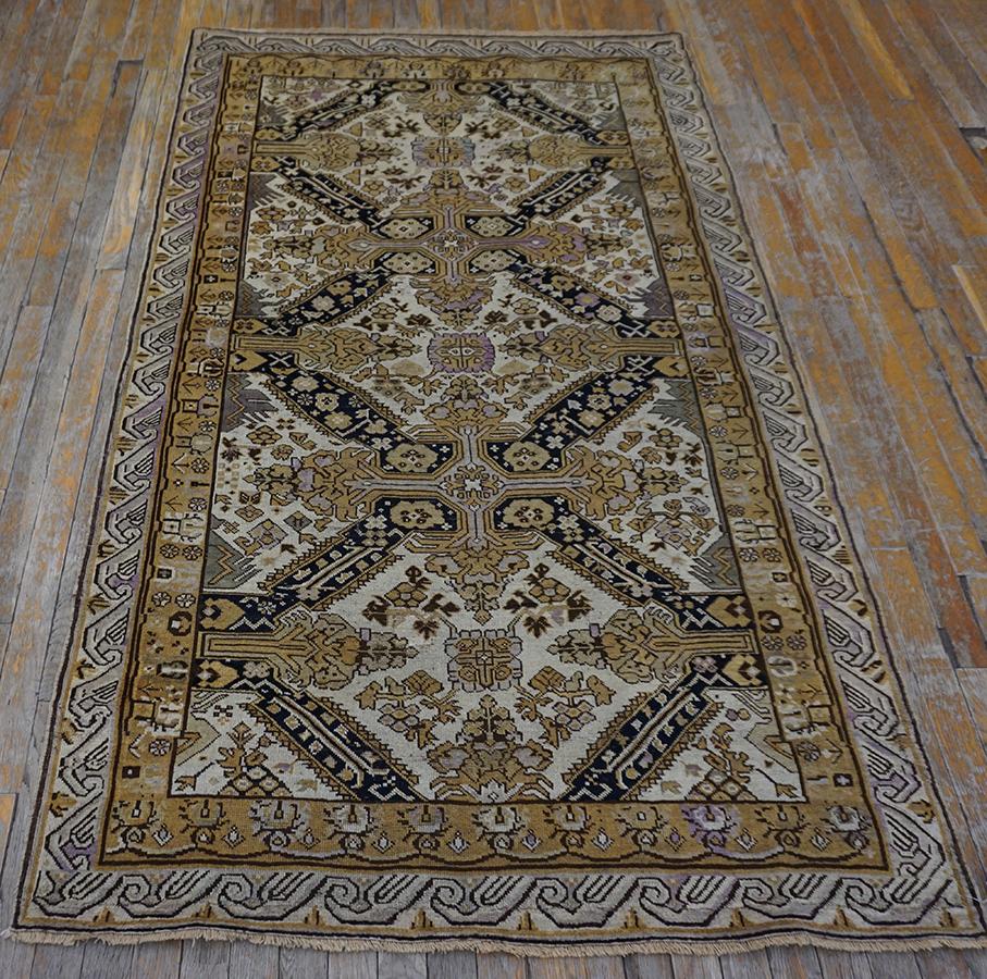 Tapis caucasien Zeychor du début du 20ème siècle ( 3'9