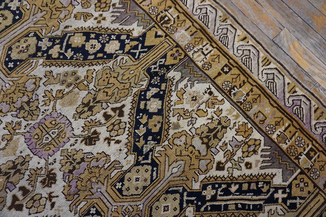 Tapis caucasien Zeychor du début du 20ème siècle ( 3'9