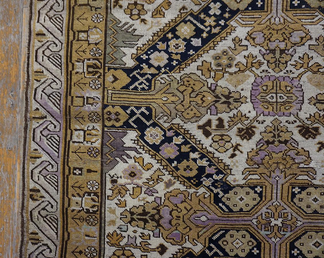 Tapis caucasien Zeychor du début du 20ème siècle ( 3'9