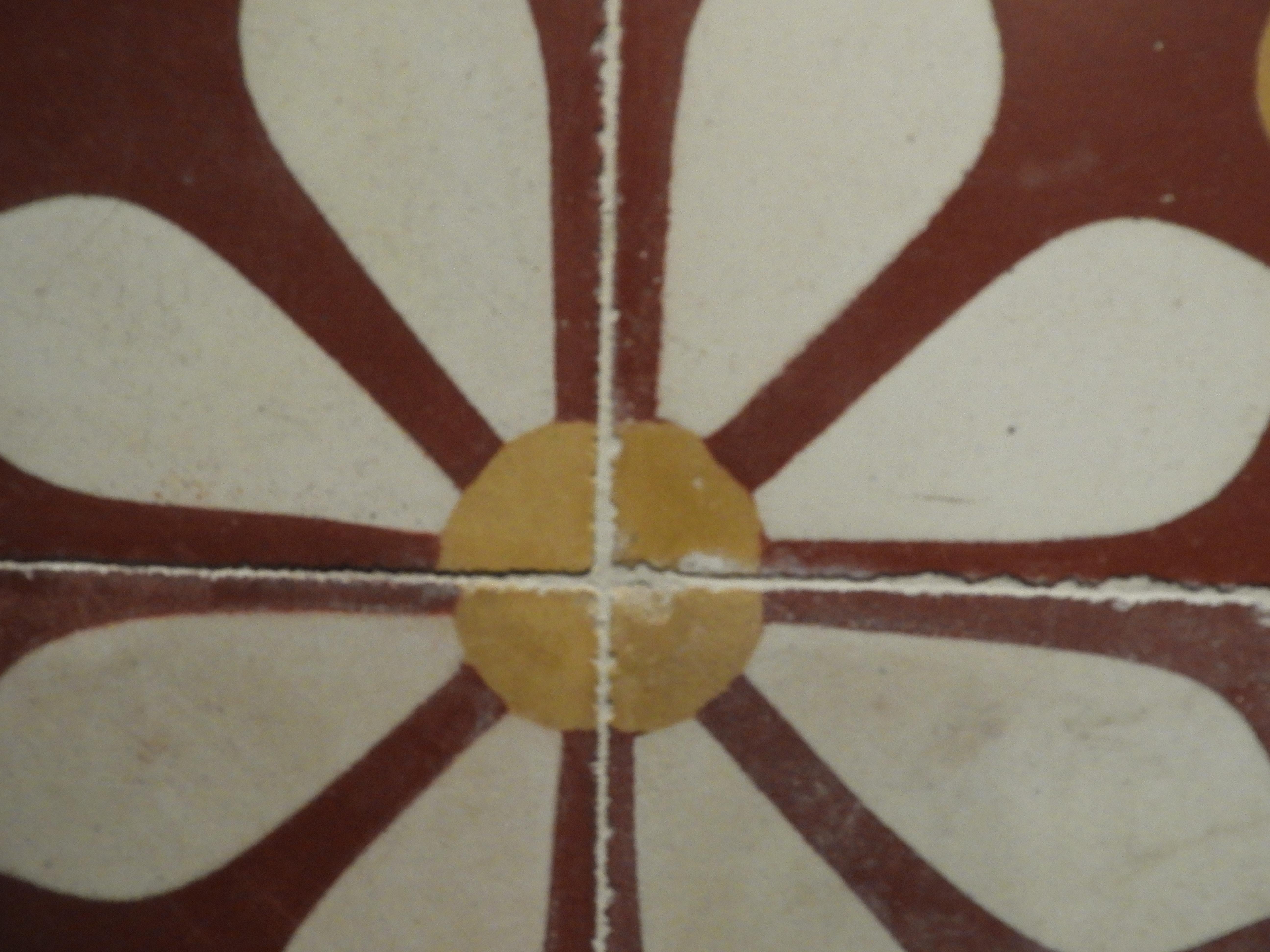 European Early 20th Century Cement Tiles For Sale