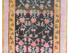 Zentralasiatischer Khotan-Teppich aus dem frühen 20.
