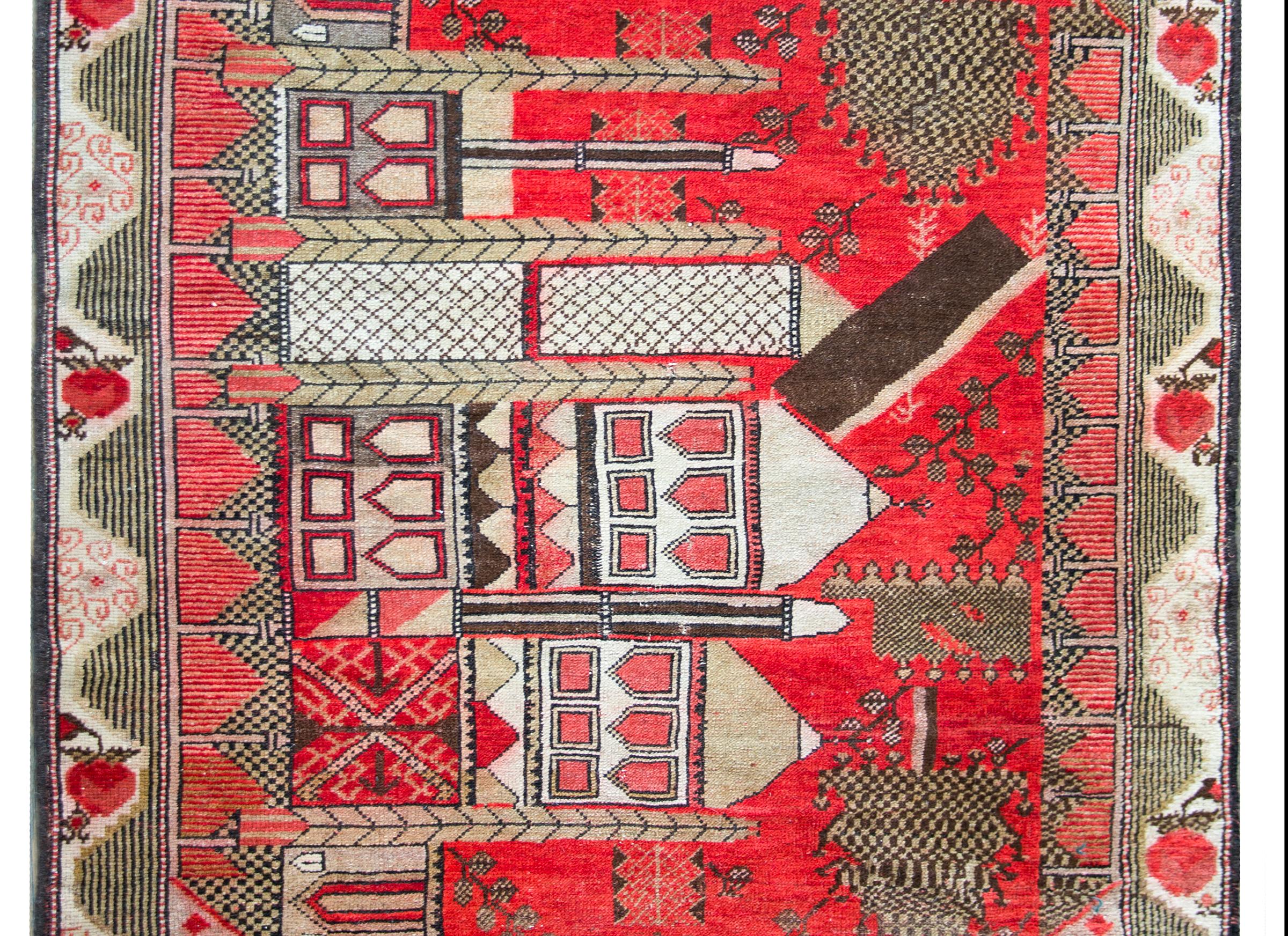 Early 20th Century Central Asian Khotan Rug In Good Condition For Sale In Chicago, IL