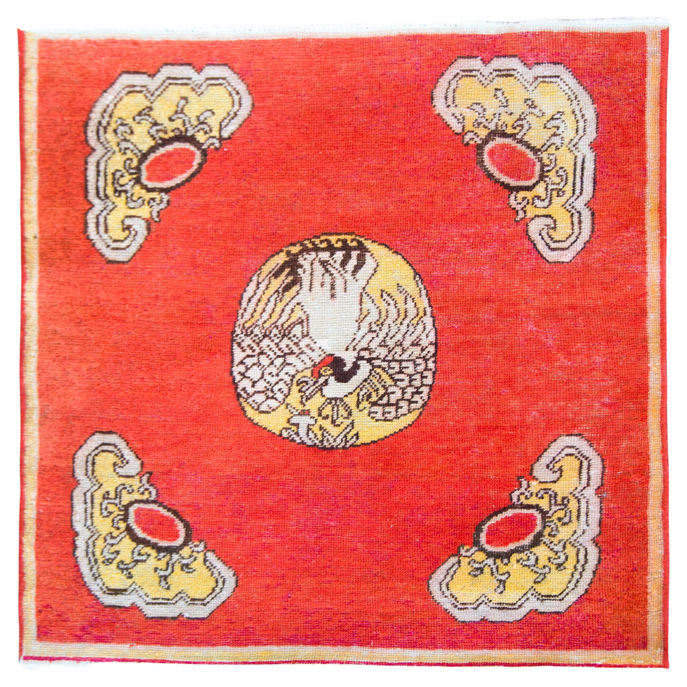 Zentralasiatischer Khotan-Teppich aus dem frühen 20.