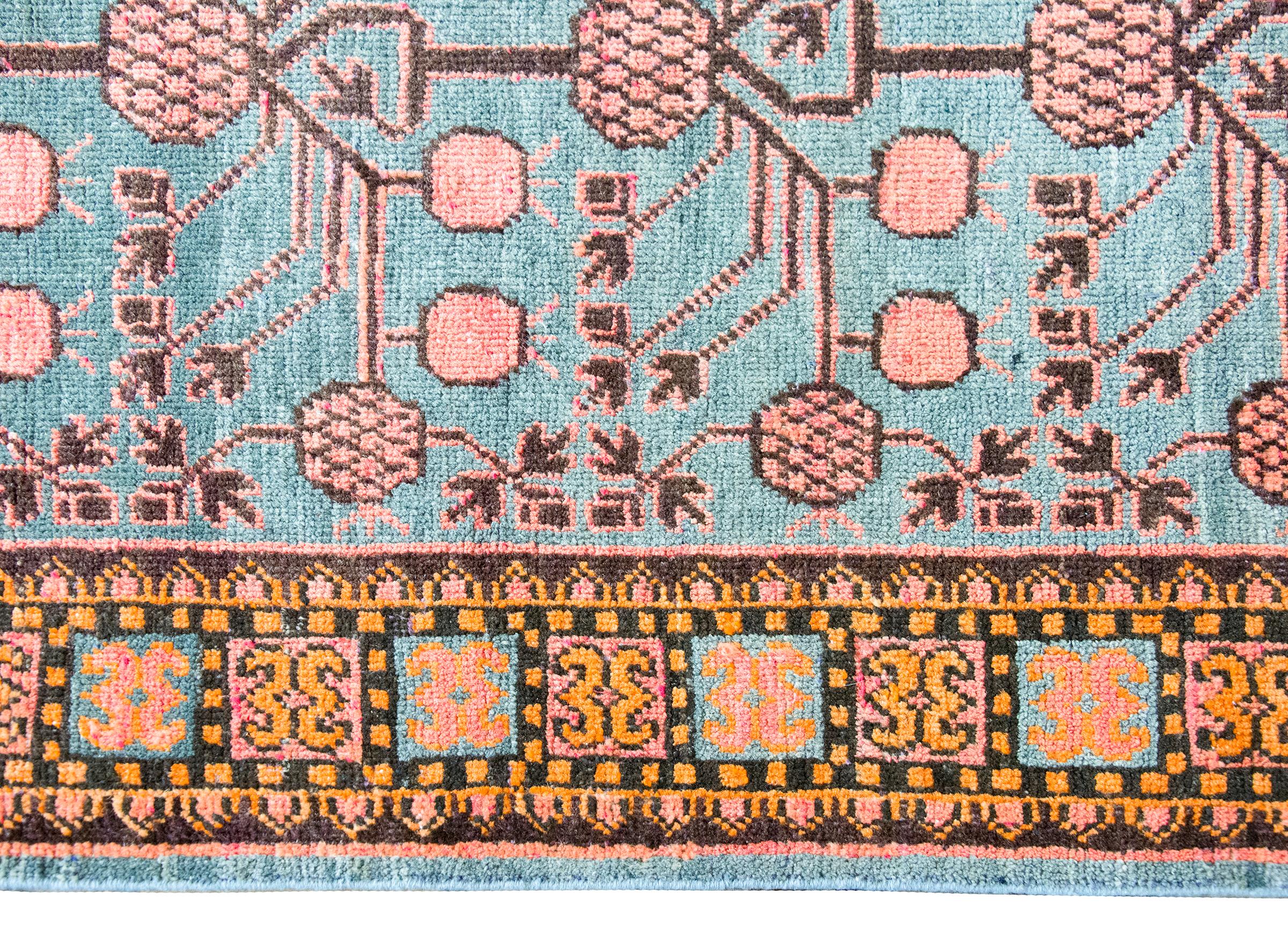 Centrasiatique Tapis Kohtan d'Asie centrale du début du 20e siècle en vente