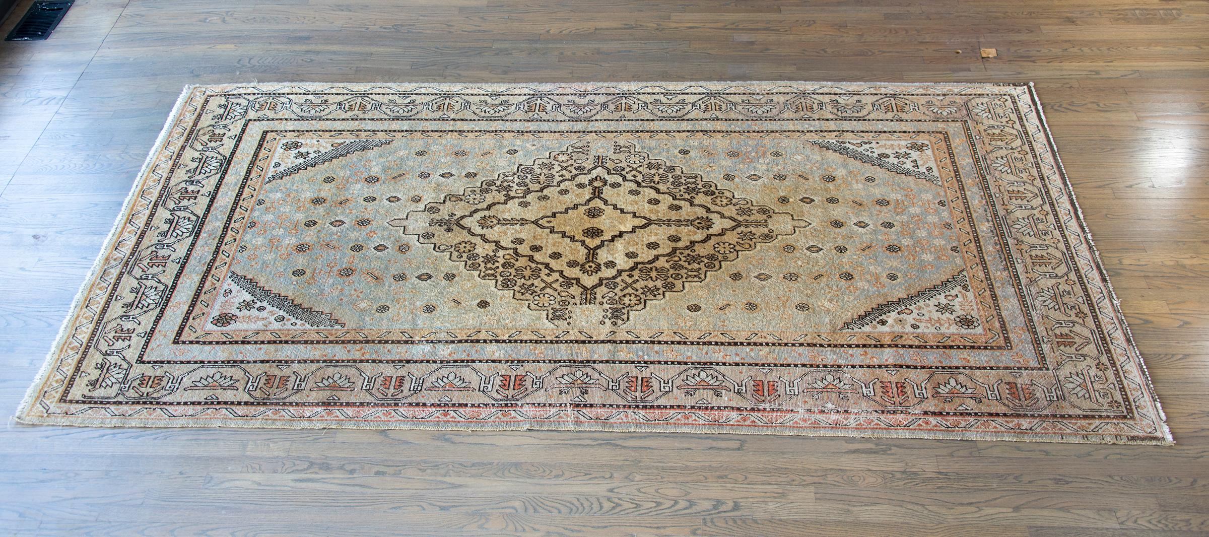 Early 20th Century Central Asian Samarghand Rug For Sale 7