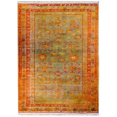 Vintage Early 20th Century Central Asian Samarghand Rug