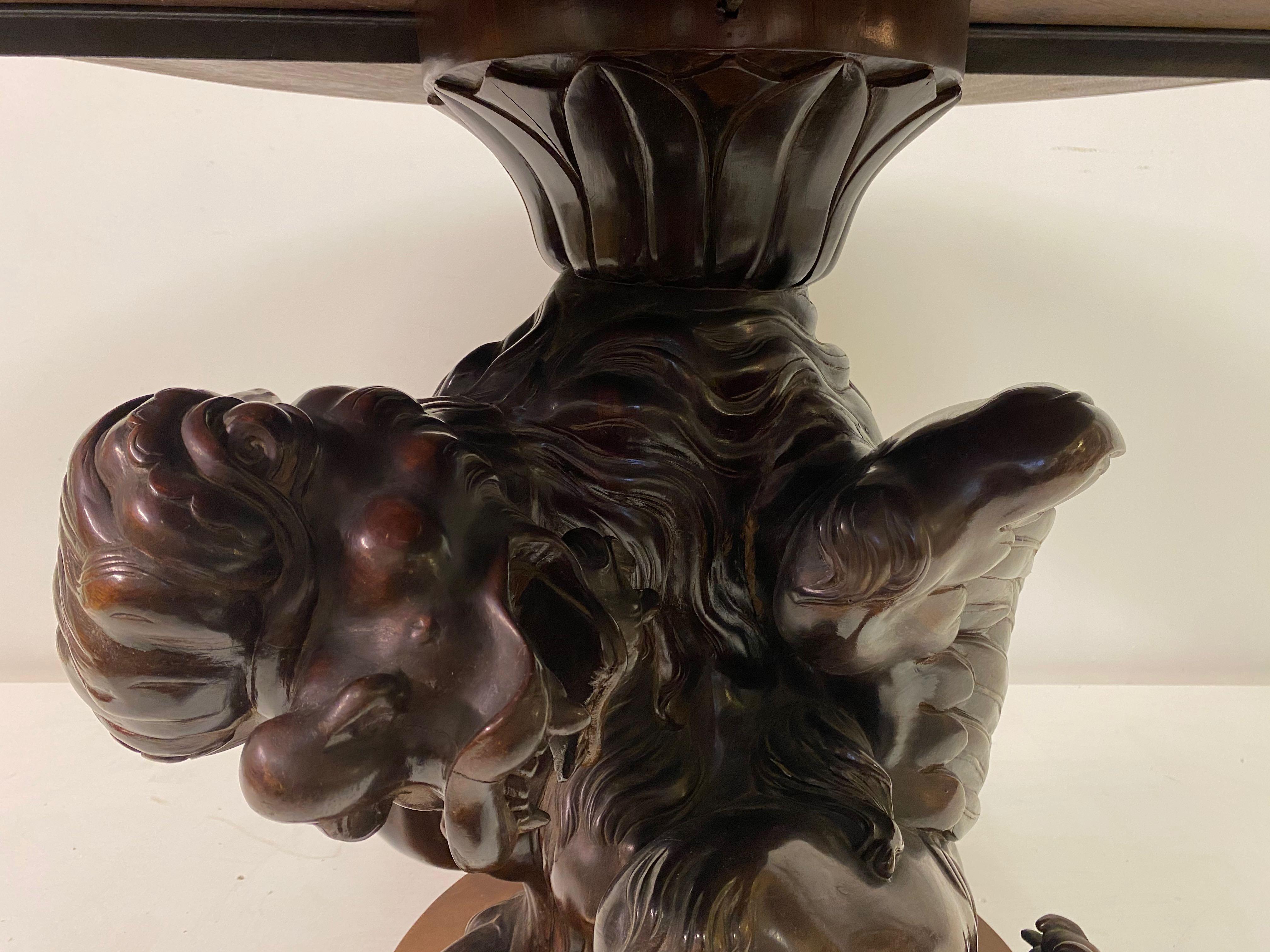 Early 20th Century Centre Table with Distinctive Onyx Top 5