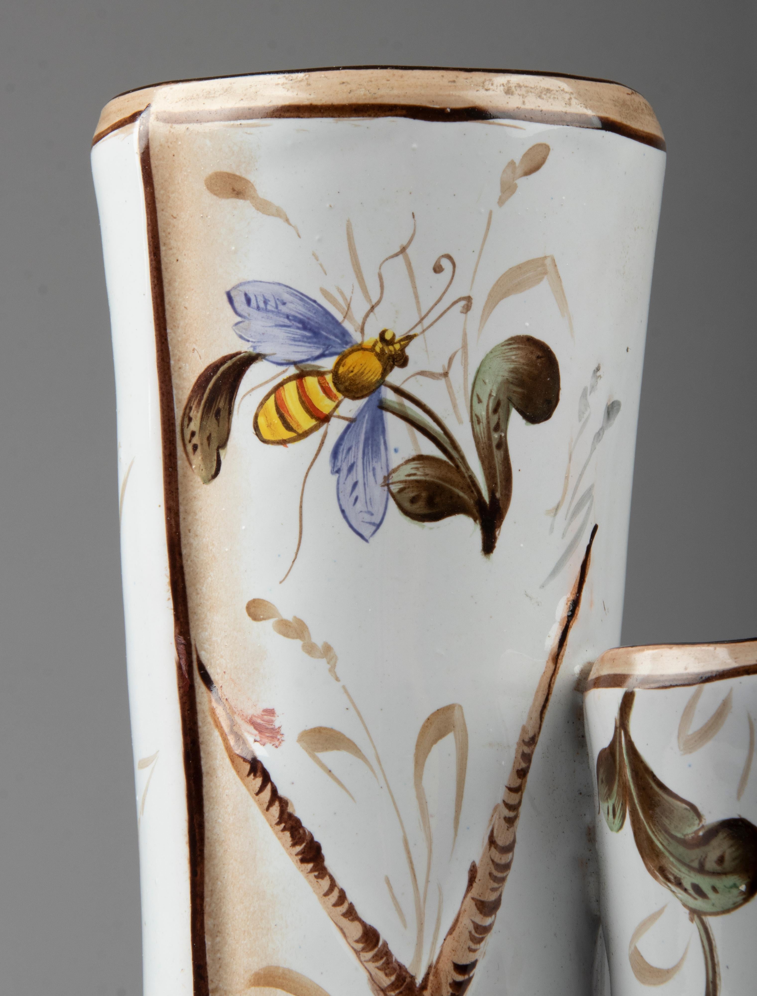 Vase en céramique Art nouveau du début du XXe siècle fabriqué par Saint Clement en vente 1