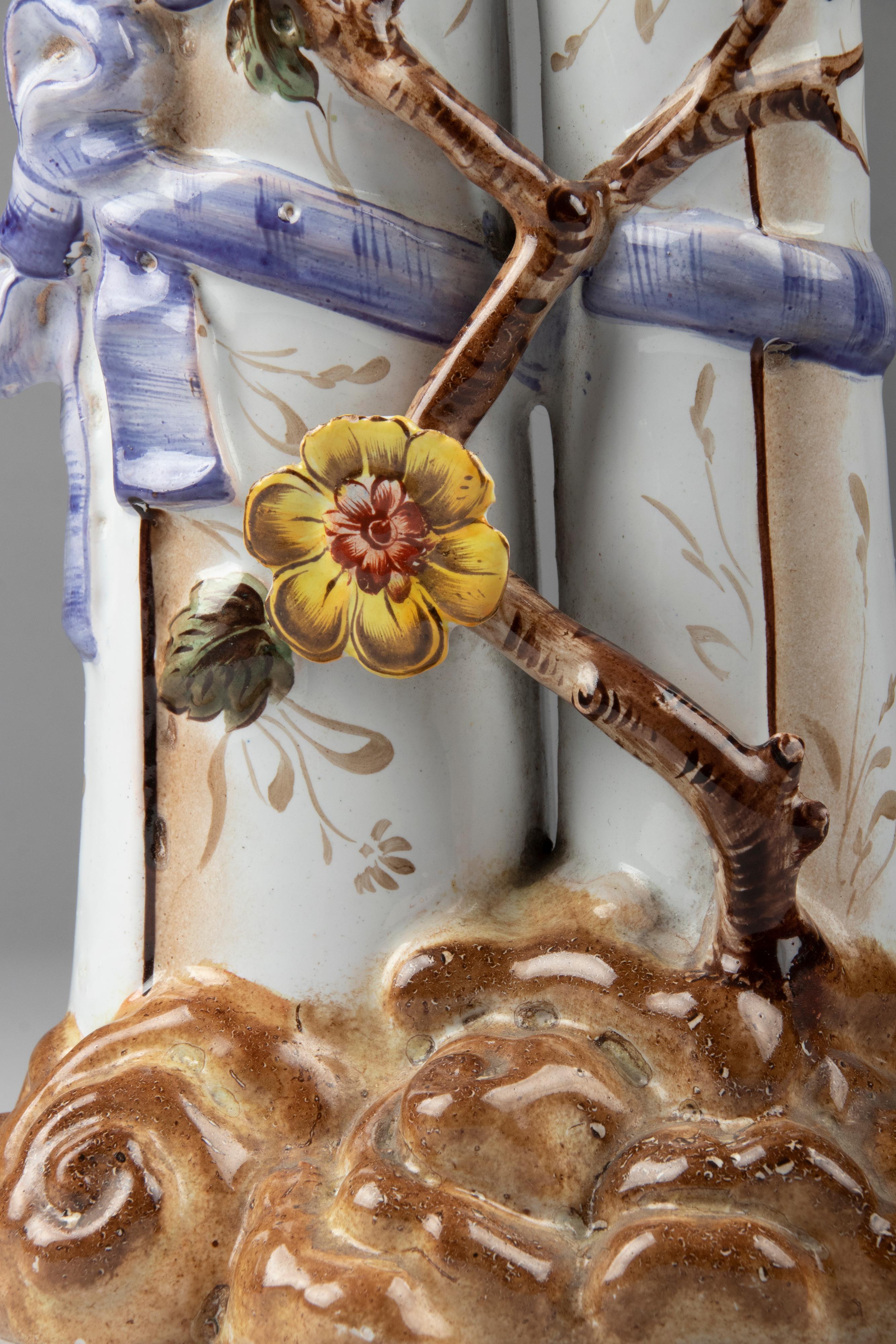 Vase en céramique Art nouveau du début du XXe siècle fabriqué par Saint Clement en vente 2