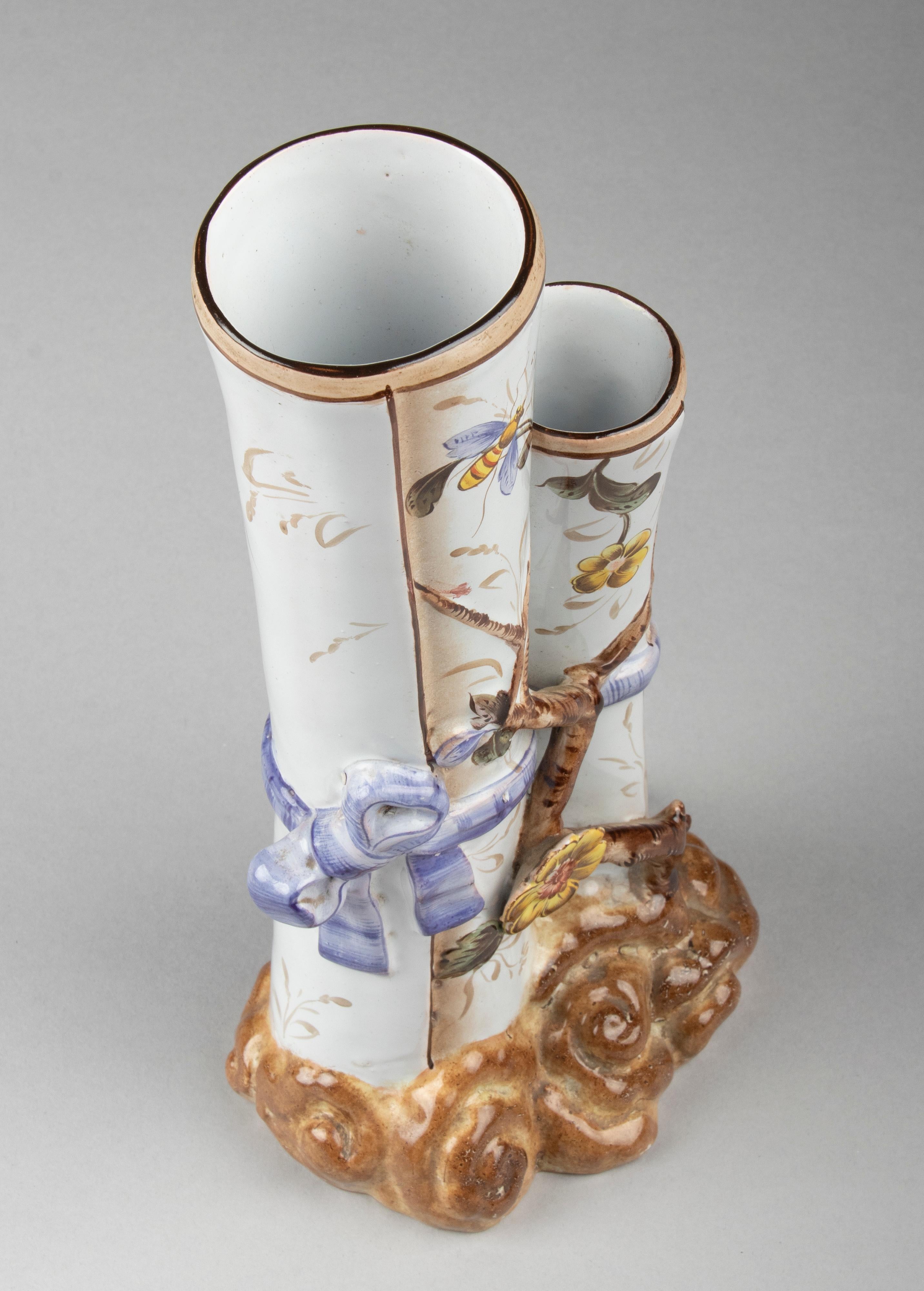 Keramik-Vase im Jugendstil des frühen 20. Jahrhunderts von Saint Clement im Angebot 3