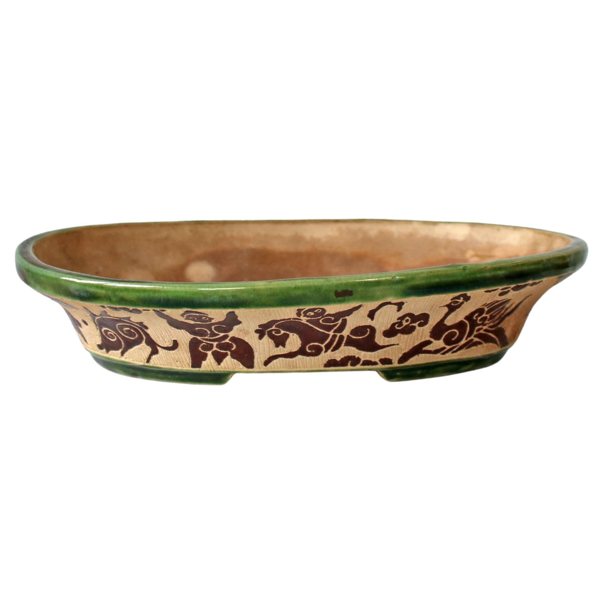 Early 20th Century Ceramic Fruit Bowl For Sale