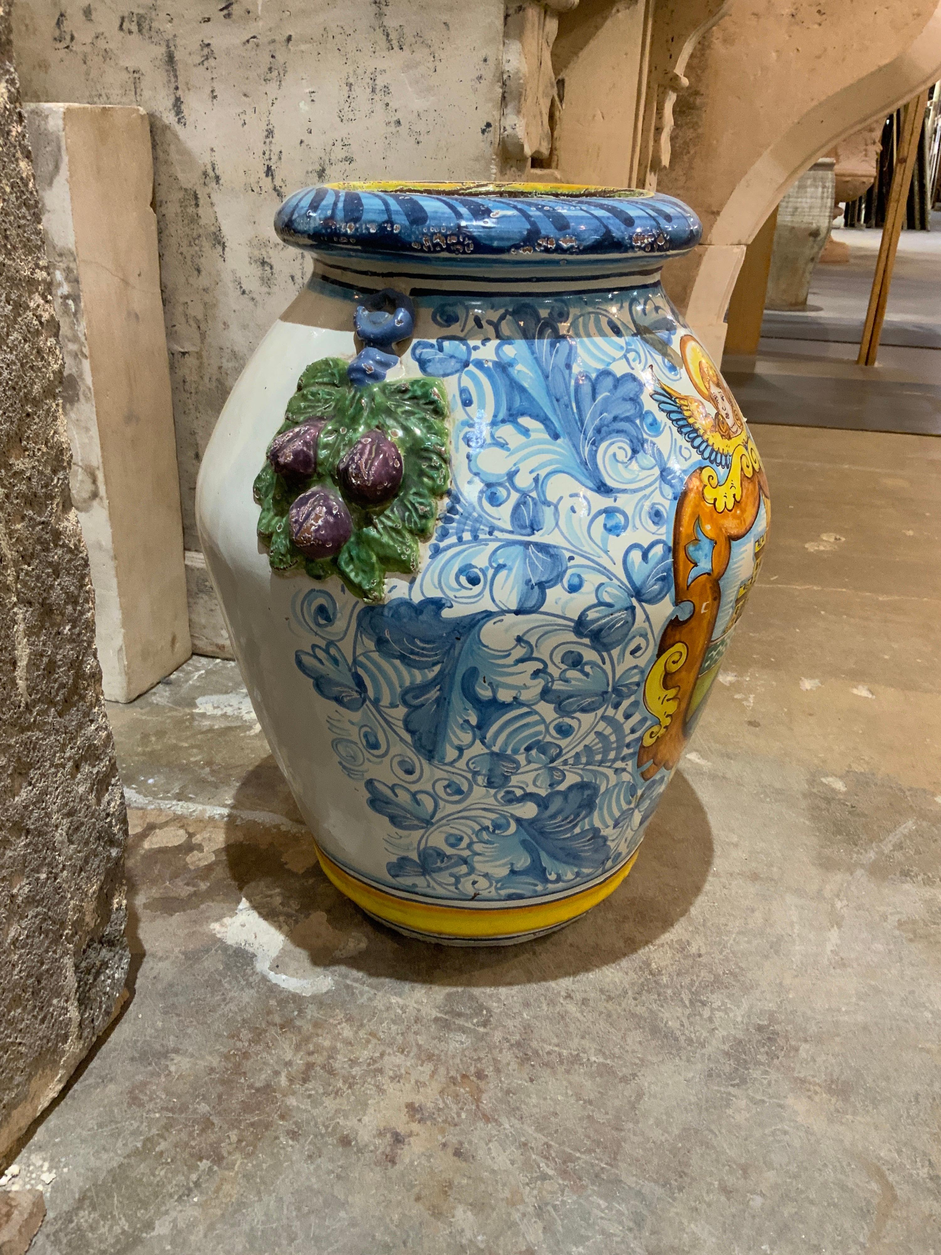 Spanish Early 20th Century Ceramic Vase from Spain For Sale