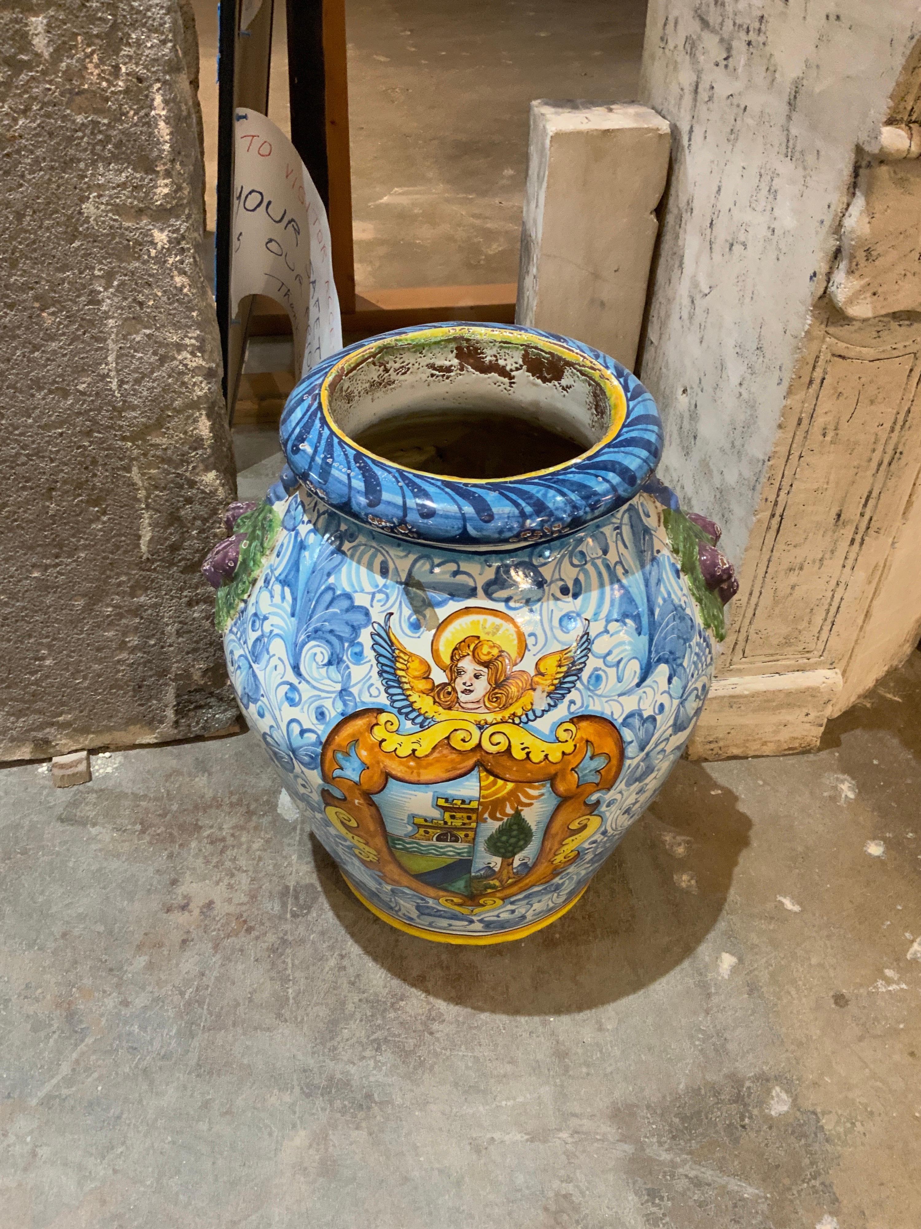 Early 20th Century Ceramic Vase from Spain For Sale 1