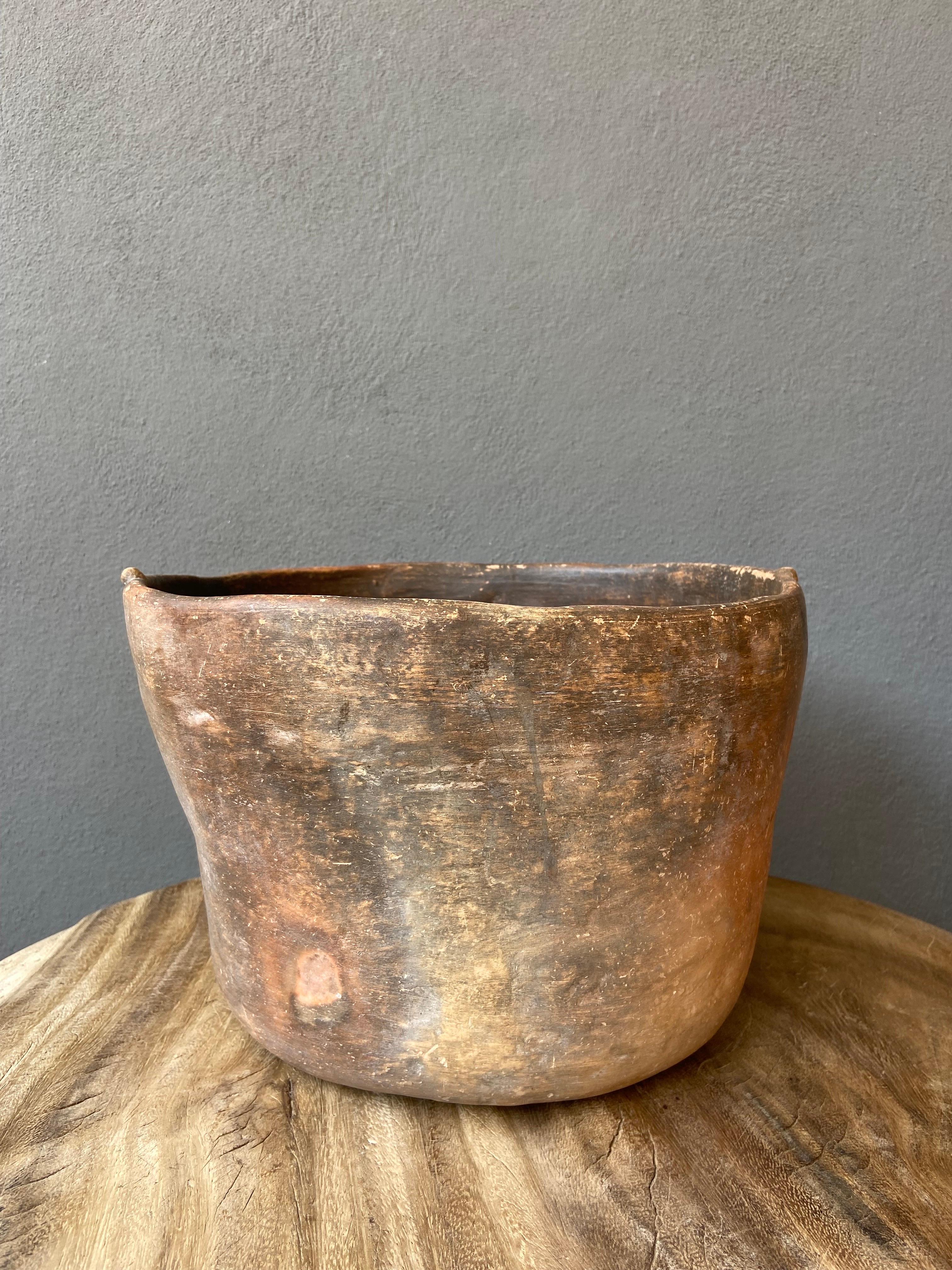 Early 20th Century Ceramic Water Vessel from Mexico 1
