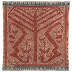 Tela ceremonial de principios del siglo XX / Tampan, Sumatra Meridional, Indonesia