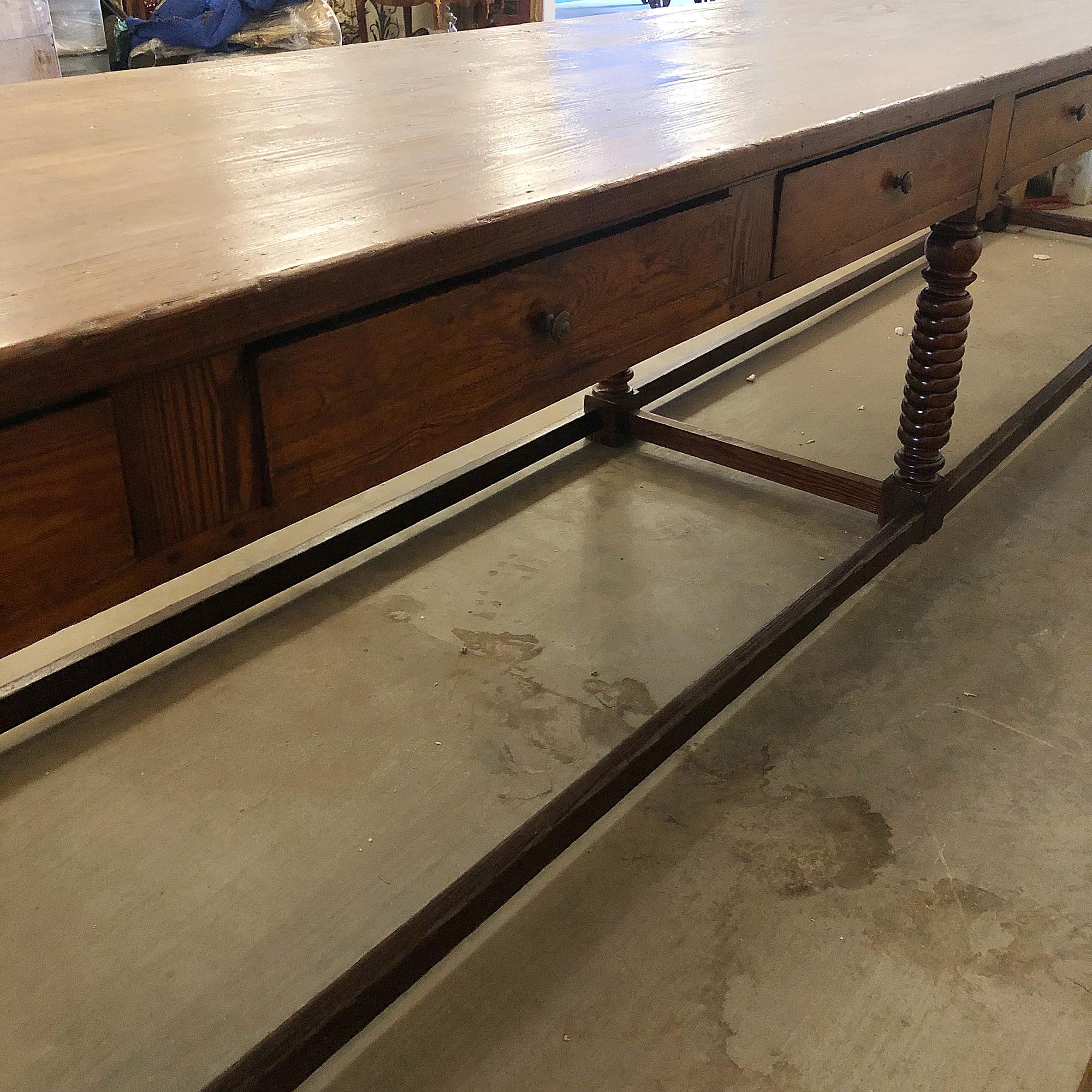 Early 20th Century Chateau Kitchen Table For Sale 1