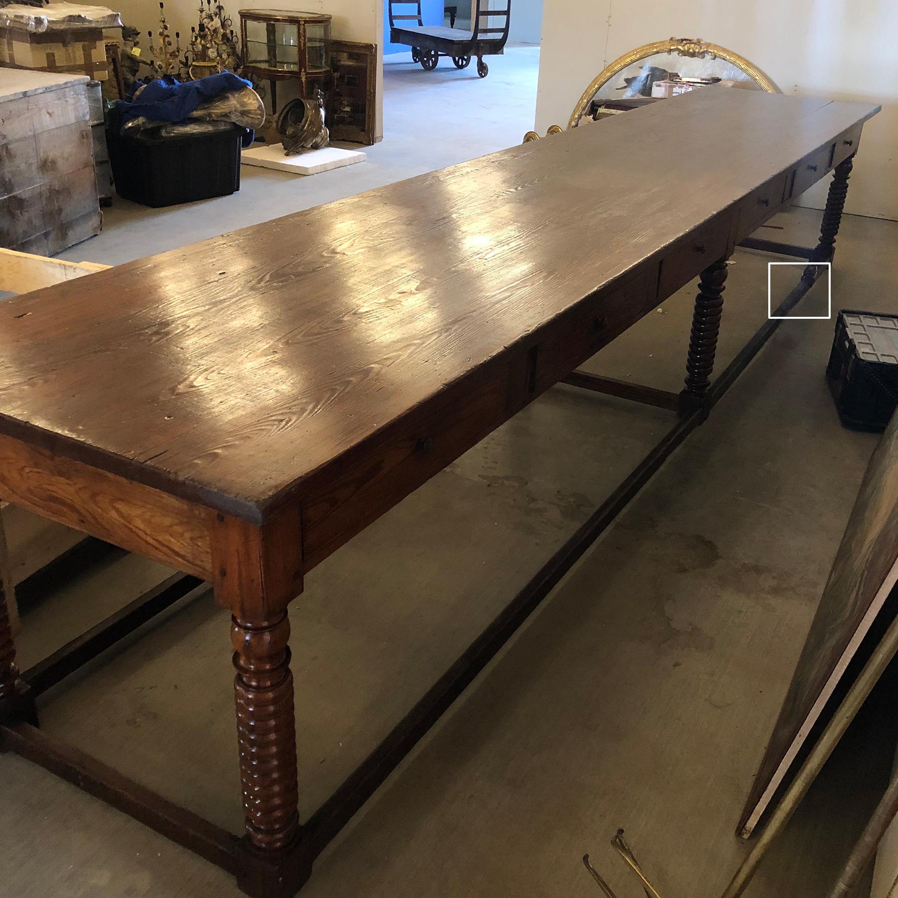Early 20th Century Chateau Kitchen Table For Sale 2