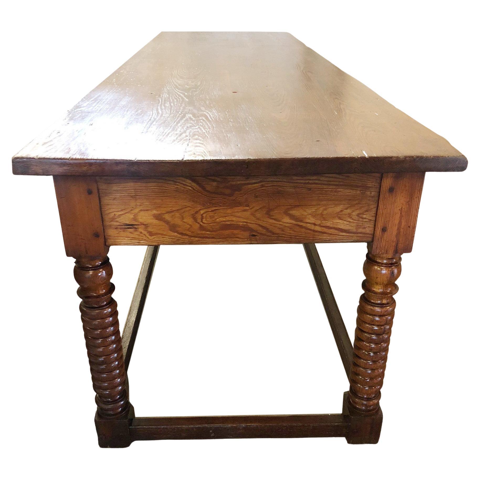 Early 20th Century Chateau Kitchen Table For Sale