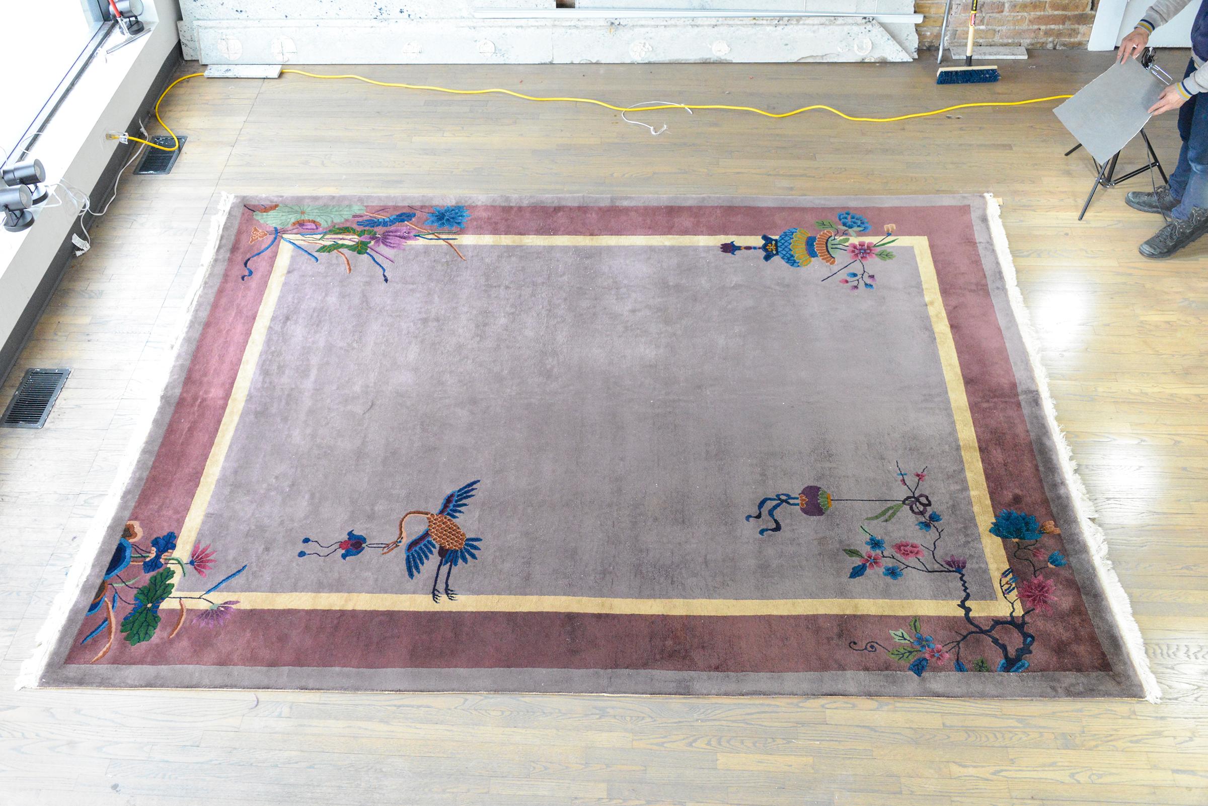 Early 20th Century Chinese Art Deco Rug 5