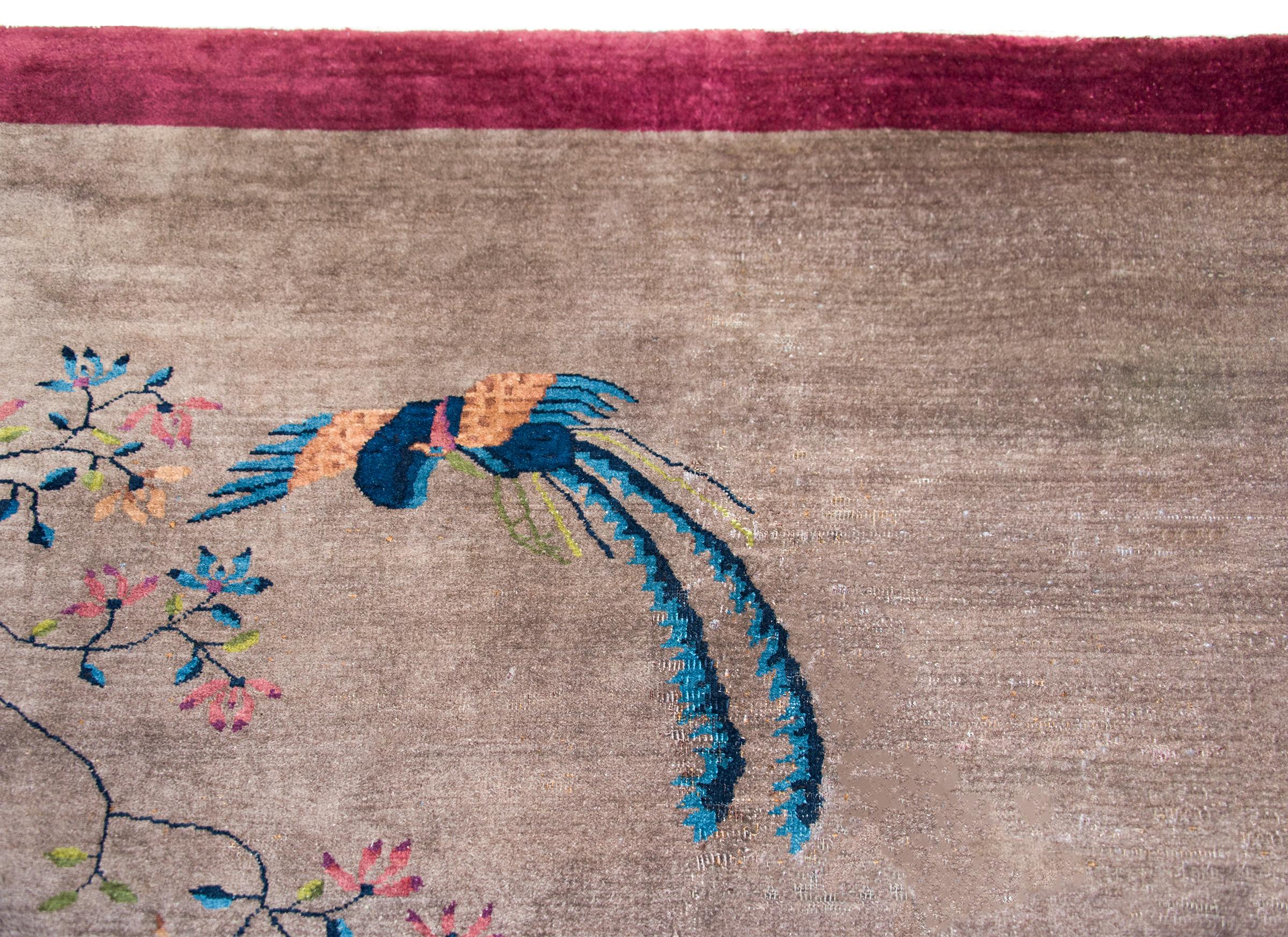 Early 20th Century Chinese Art Deco Rug For Sale 5